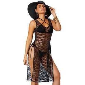 Crochet Swim Cover Up Dress